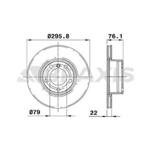 Braxis Ad0184 Fren Diski Ön Bmw E39 96-02 34116767061