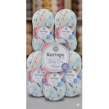 5 Adet Baby One Prınt B2525-100 G-250 M-anti-pilling Renkli Bebek İpliği