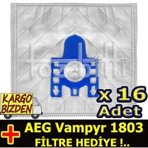 Aeg Vampyr 1803-1810 Süpürge Toz Torbası 16 Adet