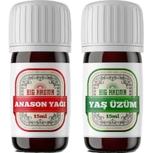 Big Aroma Yaş Üzüm + Anason Yağı 2 x 15 ML