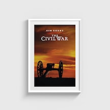 The Civil War Dizi Posteri Tablo Çerçeveli Poster Duvar Dekorasyonu Beyaz Çerçeveli Tablo Beyaz Çerçeveli Tablo Dn11d461beyaz