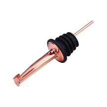 Neevoyu Gümüş Rose Gold Paslanmaz Çelik Şişe Pourer, Anti-geri Akışlı, Toz Koruyucu Kapaklı, Alkol, Zeytinyağı İçin Kontrollü Döküm Aleti Pembe