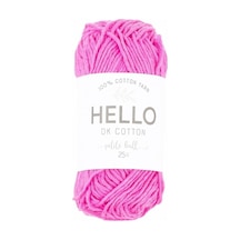 Hello Pamuk Amigurumi Punch El Örgü İpliği 25 Gr 104 Fuşya Çok Renkli