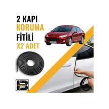 Peugeot 407 Kapı Koruma Fitili-iki Kapı-siyah-bm1239