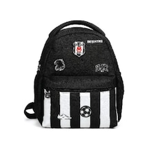 Beşiktaş Anaokulu Çantası Dokuma Etiket Ve Baskı Detaylı 26376 Çok Renkli