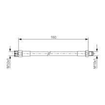 Bosch 1987476230 Arka Fren Hortumu Transporter T4 91 04
