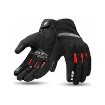 Ls2 Jet 3 Waterproof Eldiven Siyah-kırmızı Renkli