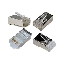 Rj 45 Metal Jak Konnektör 8P8C 100 Adet Rj45