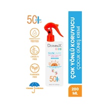 Derminix Kids Suya Dayanıklı Çocuk Güneş Kremi SPF50 UVA+UVB 200ml