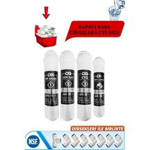 Kapalı Kasa Su Arıtma Cihazları Ile Uyumlu 4'lü Filtre Seti