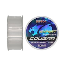 Nippon Cougar 200 Mt Beyaz Monofilament Misina 0.45mm