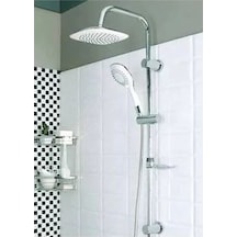 Beyazsu Beyaz Lüx Duş Robotu Tepe Yağmurlama Duş Seti Ikili Duş Banyo Seti 1. Kalite Duşluk Diğer