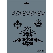 Mey İthalat Rich New Seri N-134 Stencil 35x25 Cm Siyah