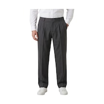 Deep Sea Deepsea Füme Baggy Fit Pileli Kumaş Pantolon Likralı, Beli Lastikli Rahat Kesim Erkek Pantolon 2600920