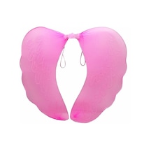 Magicool Pembe Renk Ortası Pembe Tüylü Tül Peri Kanadı 40x50 Cm