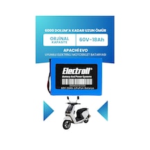 Apachi Evo Batarya Standart Kapasite Lifepo4 60v 18ah Elektrikli Motosiklet Bataryası