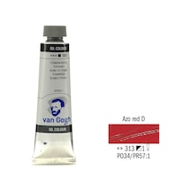 Van Gogh 40 ML Yağlı Boya Seri:1 No:313 Azo Red Deep