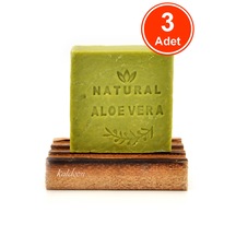 Aloevera Sabunu El Yapımı Doğal 120 G x 3 Adet