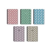 Papirüs Miyav Spiralli Sert Kapak 16x23 120yp. Çizgili Çok Renkli