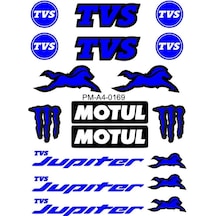 Jüpiter Tasarım A4 Çoklu Sticker Seti 02 Diğer