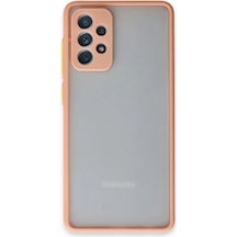 Samsung Uyumlu Galaxy A52 Kılıf Montreal Silikon Kapak Pembe