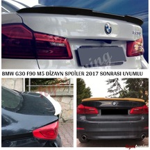 Bmw 5 Serisi G30 Yarasa Spoiler. Parlak Siyah Boyalı