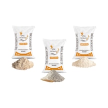 İpek Değirmen Doğal Çavdar Unu + Fasulye Unu + Tam Kepekli Şahman Unu 3 x 5 KG