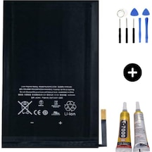 Apple Uyumlu iPad  Mini A1432-a1454-a1455 A Kalite Batarya Pil + Montaj Seti
