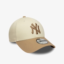 New Era Colour Block 9forty Neyyan Unisex Krem Şapka 60771836 Bej