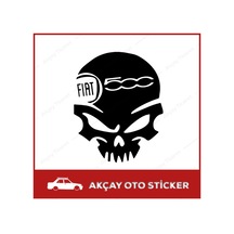 Fiat 500 Sticker Fiat Oto Sticker Araba Sticker Arma