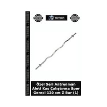 Özel Seri Antrenman Aleti Kas Çalıştırma Spor Gereci 120 Cm Z Bar 1