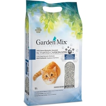 Garden Mix Aktif Karbonlu Kokusuz Topaklaşan Bentonit Kedi Kumu 10 L