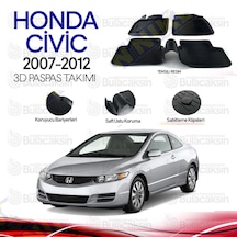 Honda Civic 2007 - 2012 3D Havuzlu Oto Paspas Takımı