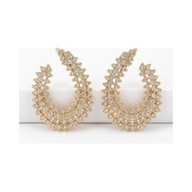 Gold Taşlı Kadın Küpe Altın - 930046334 Altın