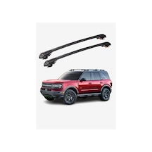 Ford Bronco Sport 2021-sonrası Trx1 Thunder Carrier Kilitli Ara Atkı Taşıyıcı Tavan Barı Siyah