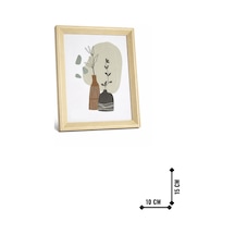 Derin Kenar Çerçeve Krem 15x10 Cm