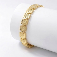 Moncuk Design Regalia 24k Gold Kaplama 8 Mm Kadın Bileklik 3351kbv5d12 Sarı