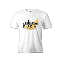 Dubai - City Beyaz Erkek Tshirt