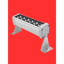 17 Cm 6 Watt Kırmızı Işık Wallwasher Duvar Boyama Ip65
