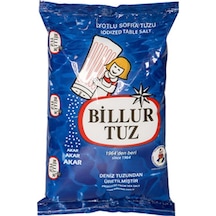 Billur Tuz İyotlu Tuz 1,5 Kg X6 Adet