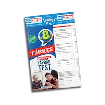 8. Sınıf Türkçe Yeni Nesil Yaprak Test- Evrensel İletişim Yayınları