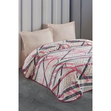 Taç Kristal Tek Kişilik Battaniye Prizma Pembe Pembe