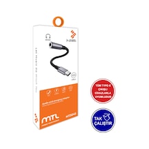 Type-c To 3.5mm Aux Adaptör - Dac Çipli, Dayanıklı Örgü Kablo Ses Dönüştürücü