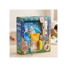 Cat Lover Gift Set: Kum + Tarak + Fırça + Kremalar + Makas + Malt