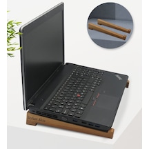 Kişiye Özel Taşınabilir Ahşap Notebook Laptop Standı Bitmeyen111080 Bk Gift
