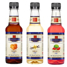 Simonelli Karamel + Vanilya + Karpuz Kahve ve Kokteyl 3 x 250 ML