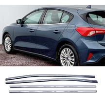 Ford Focus 4 Hb 2018 Üzeri Krom Cam Çıta 4 Prç P.çelik