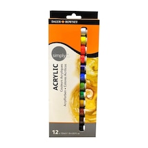 Daler Rowney Simply Akrilik Boya 12Mlx12 Set