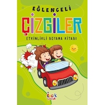 Eğlenceli Çizgiler - Etkinlikli Boyama Kitabı- Bıcırık Yayınları