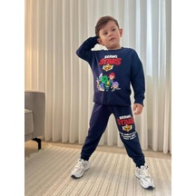 Cg Kids Brawl Stars 2 Iplik Kumaş Erkek Çocuk Alt Üst Takım Süper Kalite Laci Vert